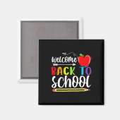 Zurück zum ersten Schultag Magnet (Vorderseite/Rückseite)
