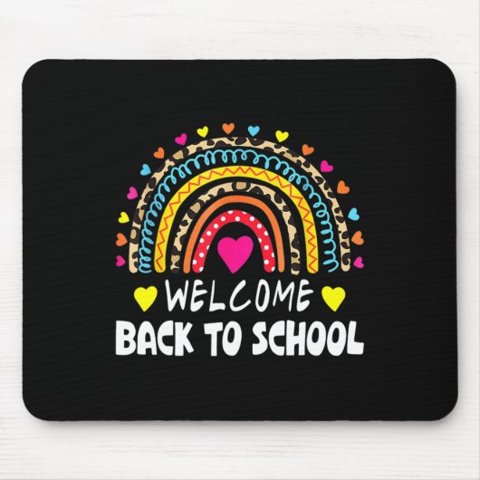 Zurück zum ersten Schultag Mousepad (Vorne)