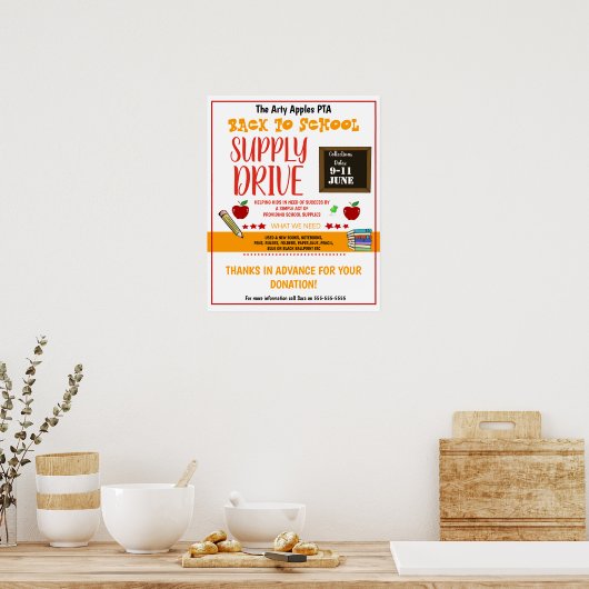 zurück zum FLYER "Fundraiser" der Schulversorgung Poster (Küche)