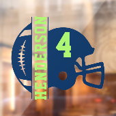 Zurück zum Fußballspiel Fensteraufkleber (Blatt 2)