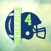 Zurück zum Fußballspiel Fensteraufkleber (Blatt 3)