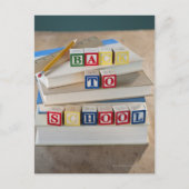 Zurück zum Gebäude in der Schule Postkarte (Vorderseite)