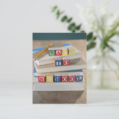 Zurück zum Gebäude in der Schule Postkarte (Stehend Vorderseite)