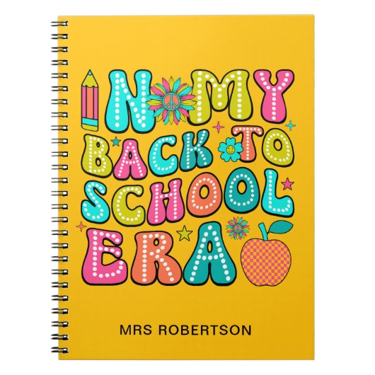 Zurück zum gelben Lehrerspiralheft Notizblock (Vorderseite)