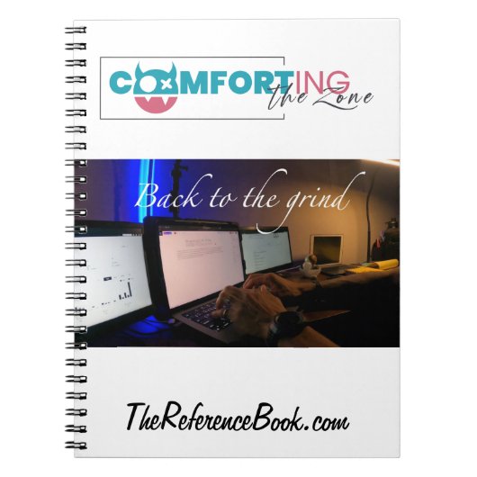 Zurück zum grässlichen Spiral-Foto-Notebook Notizblock (Vorderseite)