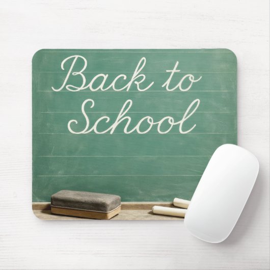 Zurück zum kurven Text der Schule auf der grünen T Mousepad (Mit Mouse)