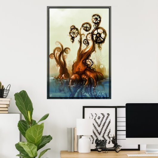 Zurück zum Leben Poster (Heimbüro)