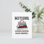 Zurück zum Lehrer an der Schule Postkarte (Stehend Vorderseite)