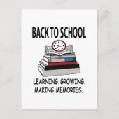 Zurück zum Lehrer an der Schule Postkarte (Vorderseite)