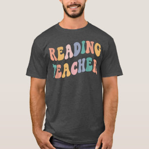 Zurück zum Lehrer, Groovy Retro Reading Teach T-Shirt