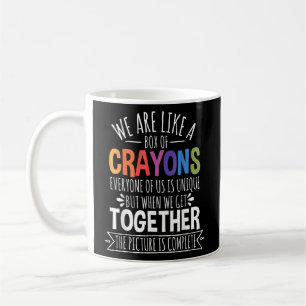 Zurück zum Lehrer sind wir wie eine Schachtel Cray Kaffeetasse