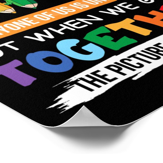 Zurück zum Lehrer sind wir wie eine Schachtel Cray Poster (Ecke)