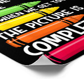 Zurück zum Lehrer sind wir wie eine Schachtel Cray Poster (Ecke)