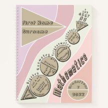 Zurück zum Mathematik Spiral Notebook