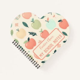 Zurück zum Muster für benutzerdefinierte Äpfel in  Notizblock