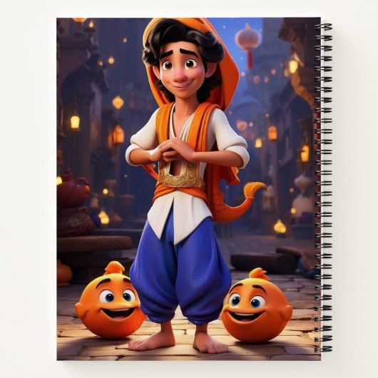 Zurück zum Niedlichen Kids-Notebook in der Schule Notizblock (Rückseite)