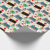 Zurück zum Papier zum Schulabbruch Geschenkpapier (Ecke)