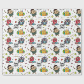 Zurück zum Papier zum Schulabbruch Geschenkpapier (Flach)