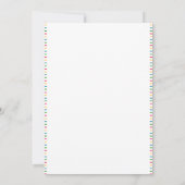 Zurück zum Party der Schule Einladung (Rückseite)