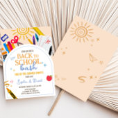 Zurück zum Party der Schule Einladung