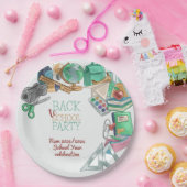 Zurück zum Party der Schule Pappteller (Party)