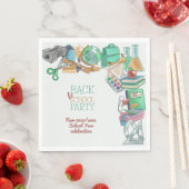 Zurück zum Party der Schule Serviette (Beispiel)