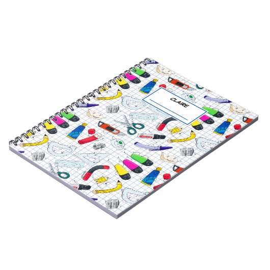 Zurück zum Personalisierten Schulmodell Notizblock (Linke Seite)