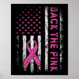 Zurück zum rosa Brustkrebs-Bewusstsein für Kleinki Poster