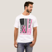 Zurück zum rosa Brustkrebs-Bewusstsein T-Shirt (Vorne ganz)