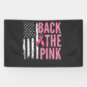 Zurück zum rosa Brustkrebsmonat Banner (Horizontal)