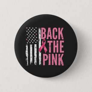 Zurück zum rosa Brustkrebsmonat Button