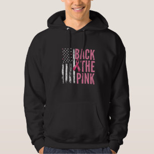 Zurück zum rosa Brustkrebsmonat Hoodie