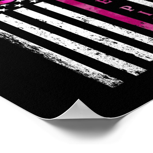 Zurück zum rosa, schwarzen Fleck, amerikanischer B Poster (Ecke)