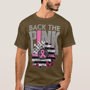 Zurück zum rosa Sonnenblumen-Flachbandkrebs T-Shirt