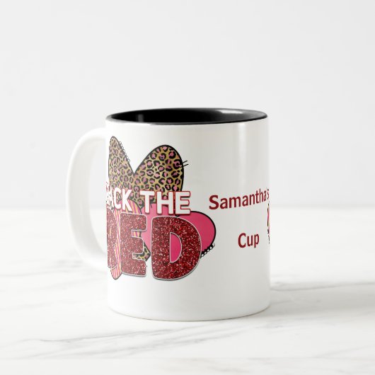 Zurück zum roten Feuerwehrmann Zweifarbige Tasse (Vorderseite Links)