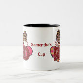 Zurück zum roten Feuerwehrmann Zweifarbige Tasse (Mittel)