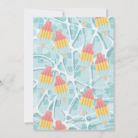 Zurück zum School Pool-Party Einladung (Rückseite)