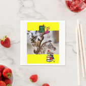 Zurück zum Schulbuch Napkins Giraffe Serviette (Beispiel)