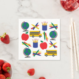 Zurück zum Schulbuch Napkins Serviette