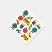 Zurück zum Schulbuch Napkins Serviette (Ecke)