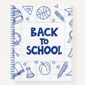 Zurück zum Schuldoodle-Notebook Notizblock (Vorderseite)
