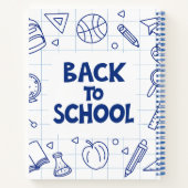 Zurück zum Schuldoodle-Notebook Notizblock (Rückseite)
