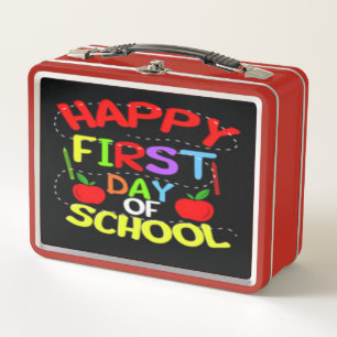 Zurück zum Schulessen Box für den Kindergarten Metall Brotdose