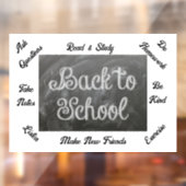 Zurück zum Schulfenster Fensteraufkleber (Blatt 2)