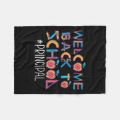 Zurück zum Schulhauptmann Fleecedecke (Vorderseite (Horizontal))