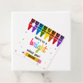 Zurück zum Schuljahr Geschenkanhänger (Beispiel)