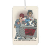 Zurück zum Schulkauf Air Freshener Autolufterfrischer (Vorderseite)