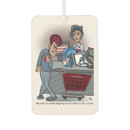 Zurück zum Schulkauf Air Freshener Autolufterfrischer