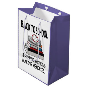 Zurück zum Schullehrer Mittlere Geschenktüte