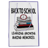 Zurück zum Schullehrer Mittlere Geschenktüte (Vorderseite)